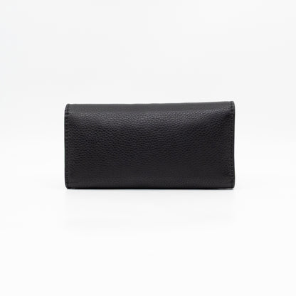Dioraddict Wallet on Chain Black Leather