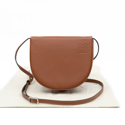 Heel Bag Brown Leather