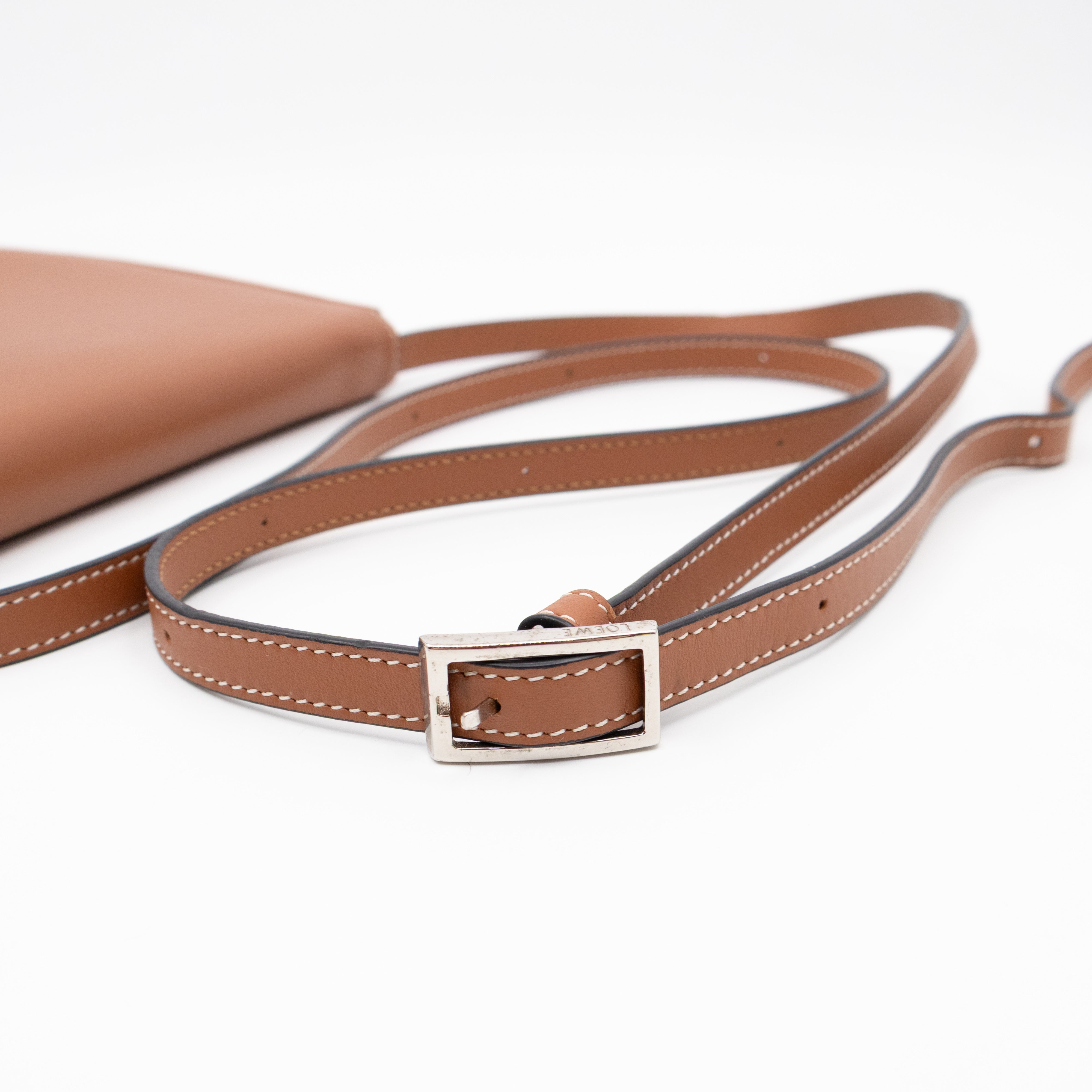 Heel Bag Brown Leather