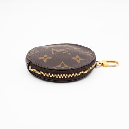 Round Coin Purse Monogram
