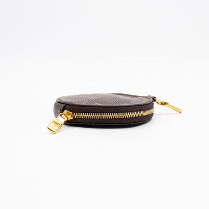 Round Coin Purse Monogram