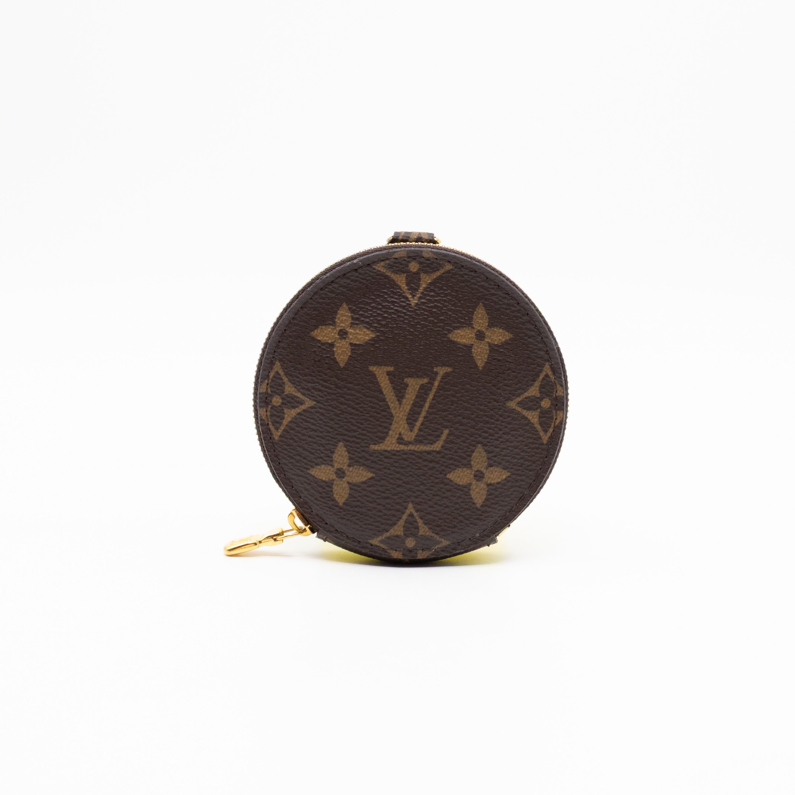 Round Coin Purse Monogram