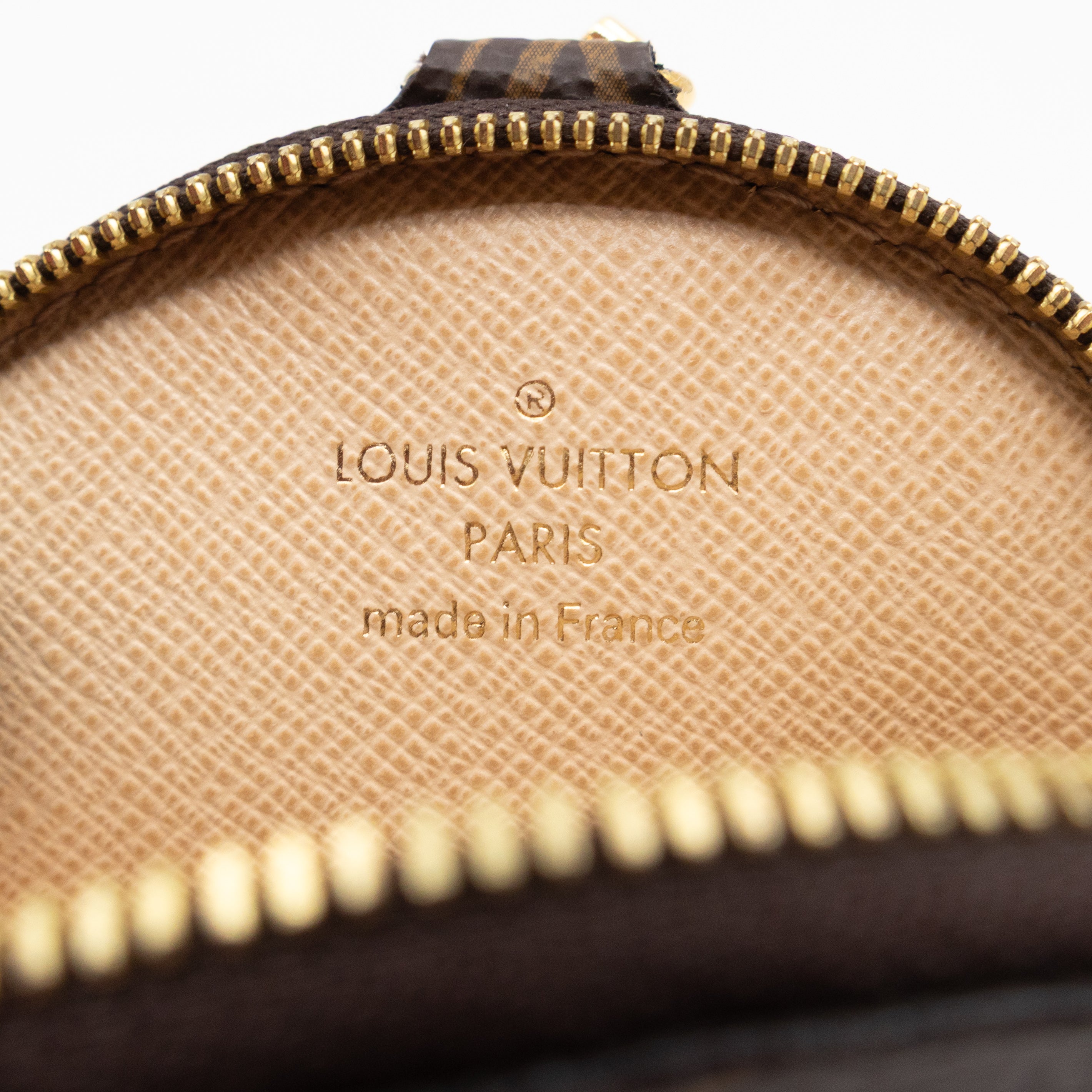 Round Coin Purse Monogram