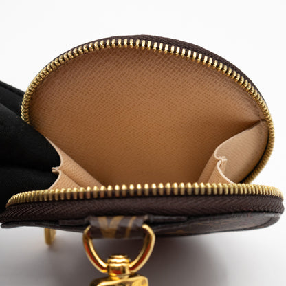 Round Coin Purse Monogram