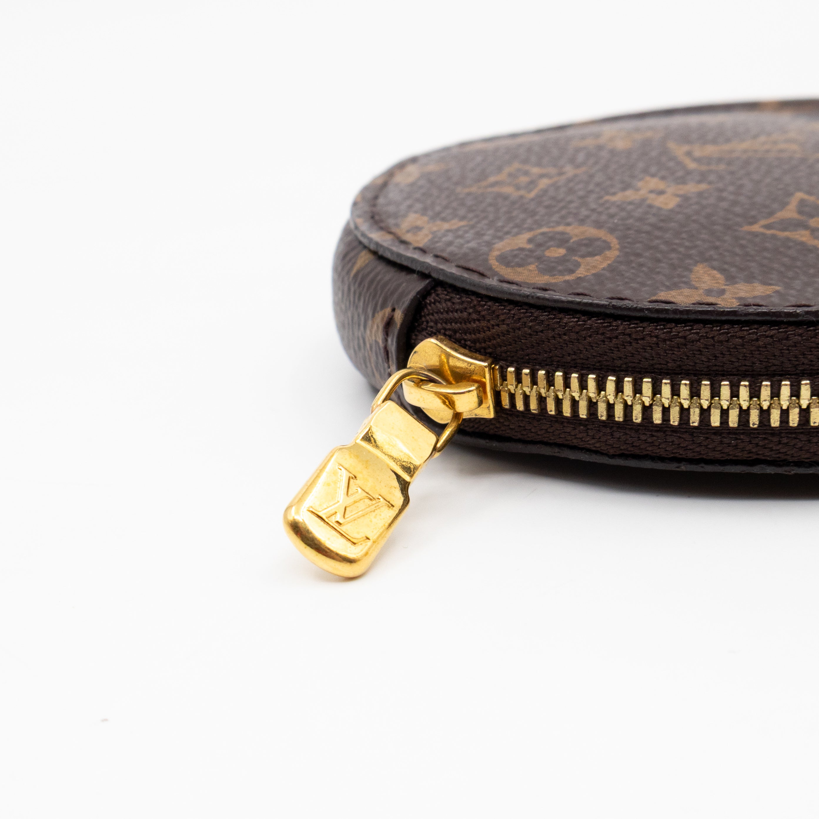 Round Coin Purse Monogram