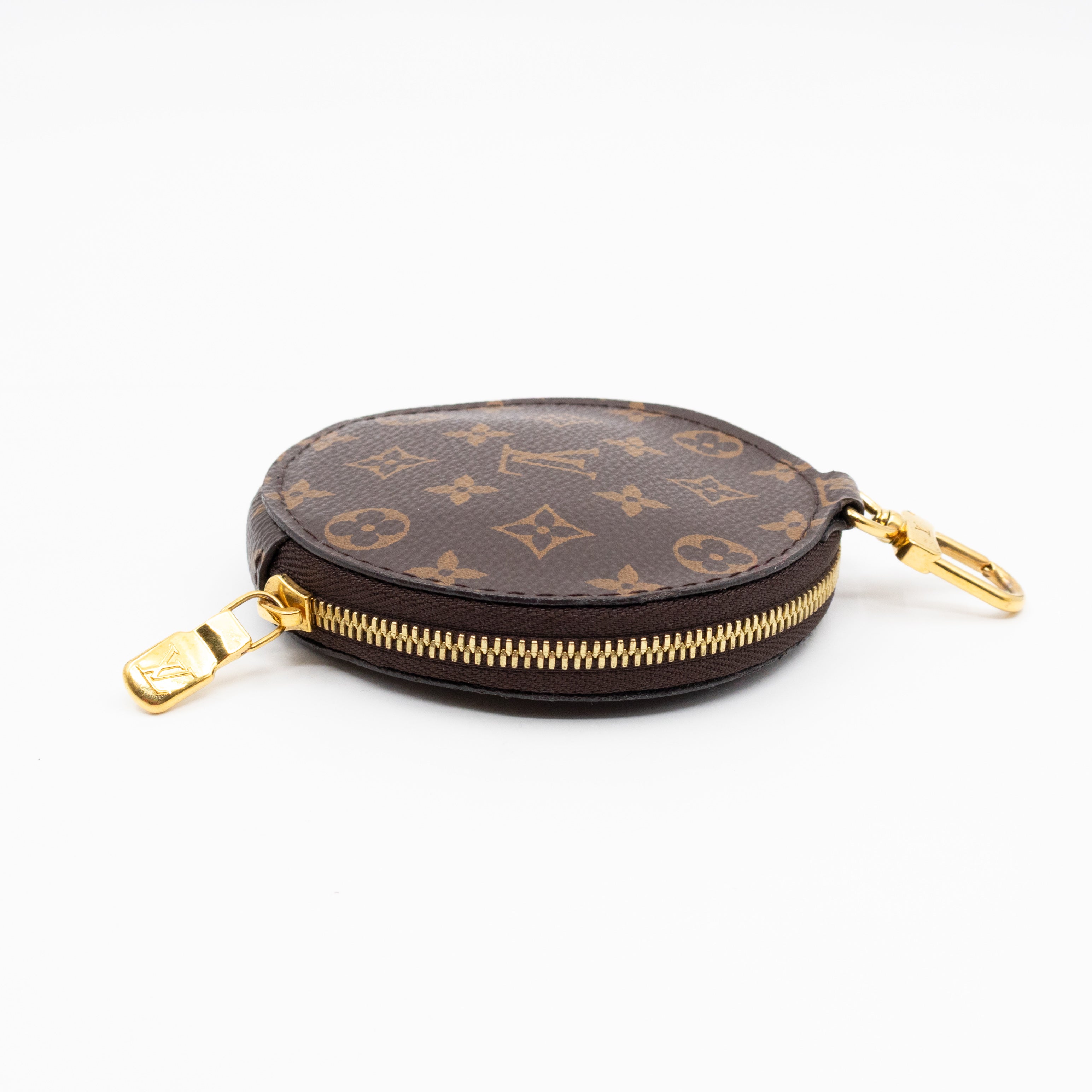 Round Coin Purse Monogram