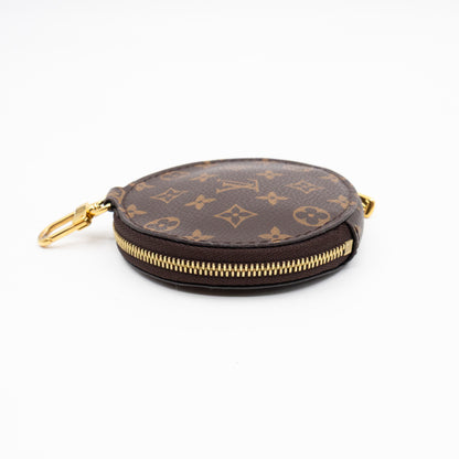 Round Coin Purse Monogram