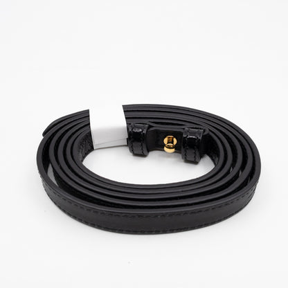 Sylvie Mini Top Handle Black Velvet Patent Leather