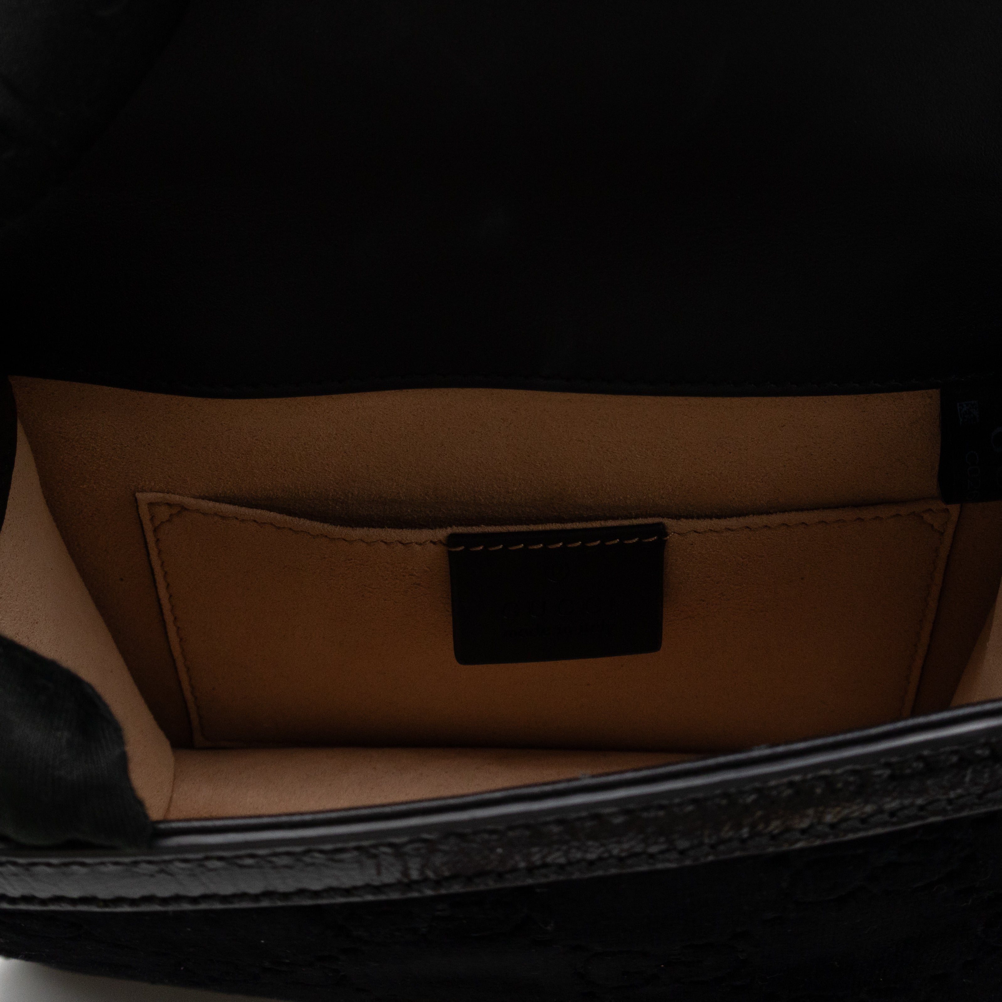 Sylvie Mini Top Handle Black Velvet Patent Leather