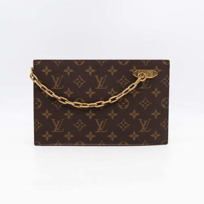 Legacy Chain Clutch Monogram
