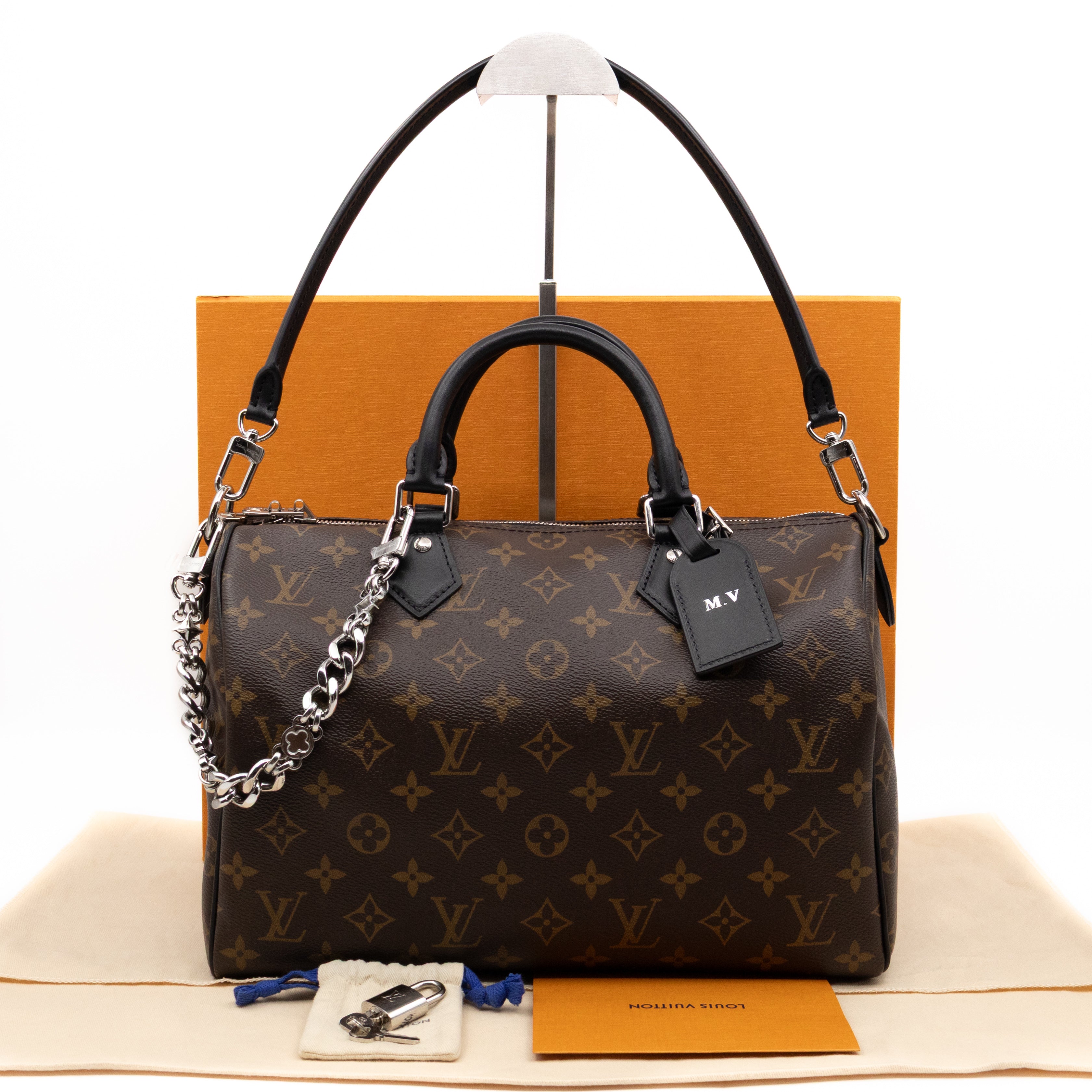 Speedy Soft 30 Dark Monogram