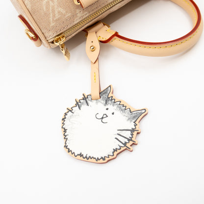 Speedy 20 Bandouliere Meowgram Canvas