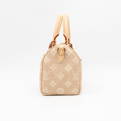 Speedy 20 Bandouliere Meowgram Canvas