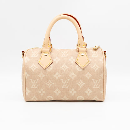 Speedy 20 Bandouliere Meowgram Canvas