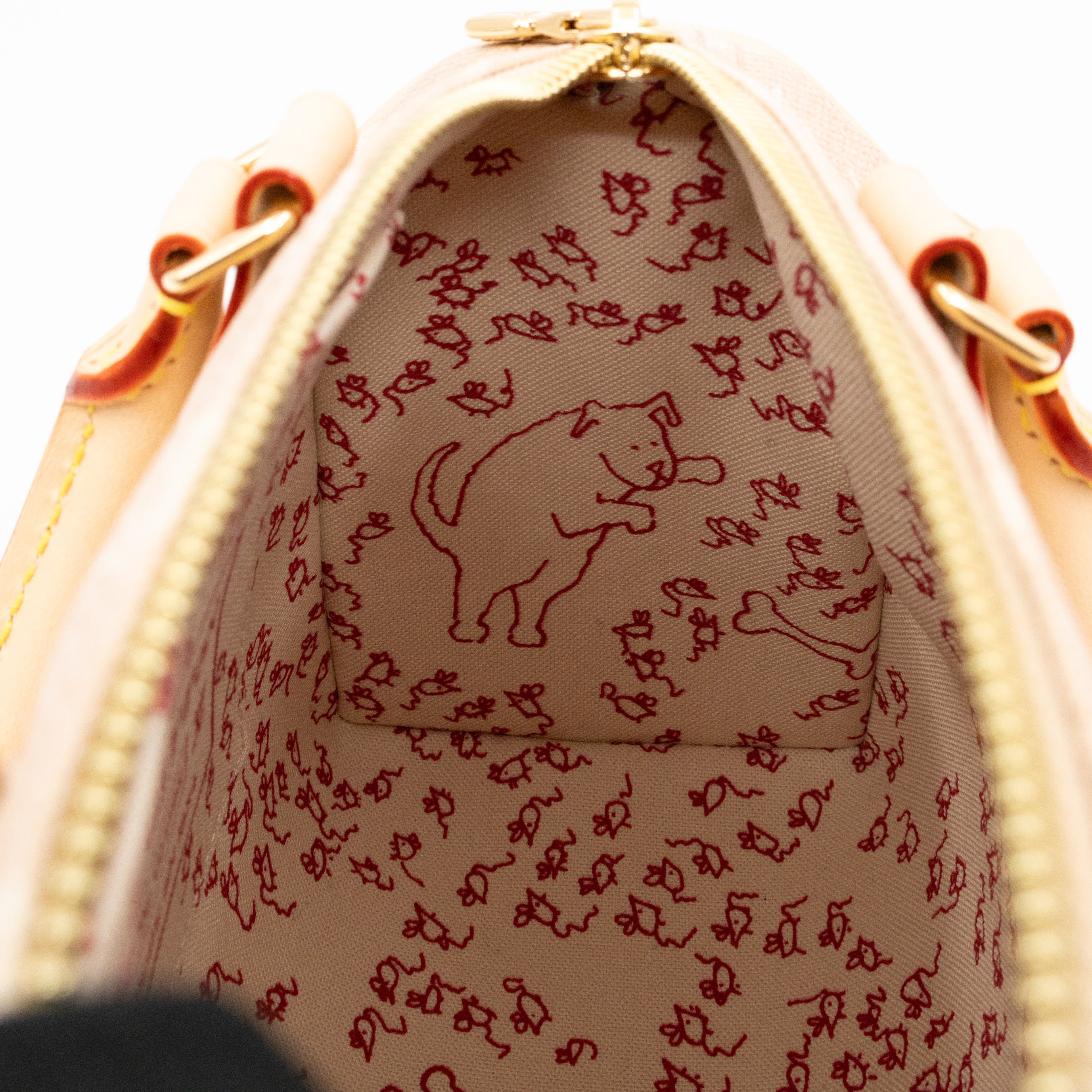 Speedy 20 Bandouliere Meowgram Canvas