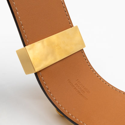 Collier de Chien Bracelet Gold & Malachite Leather