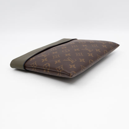Tuileries Pochette Monogram Khaki Leather