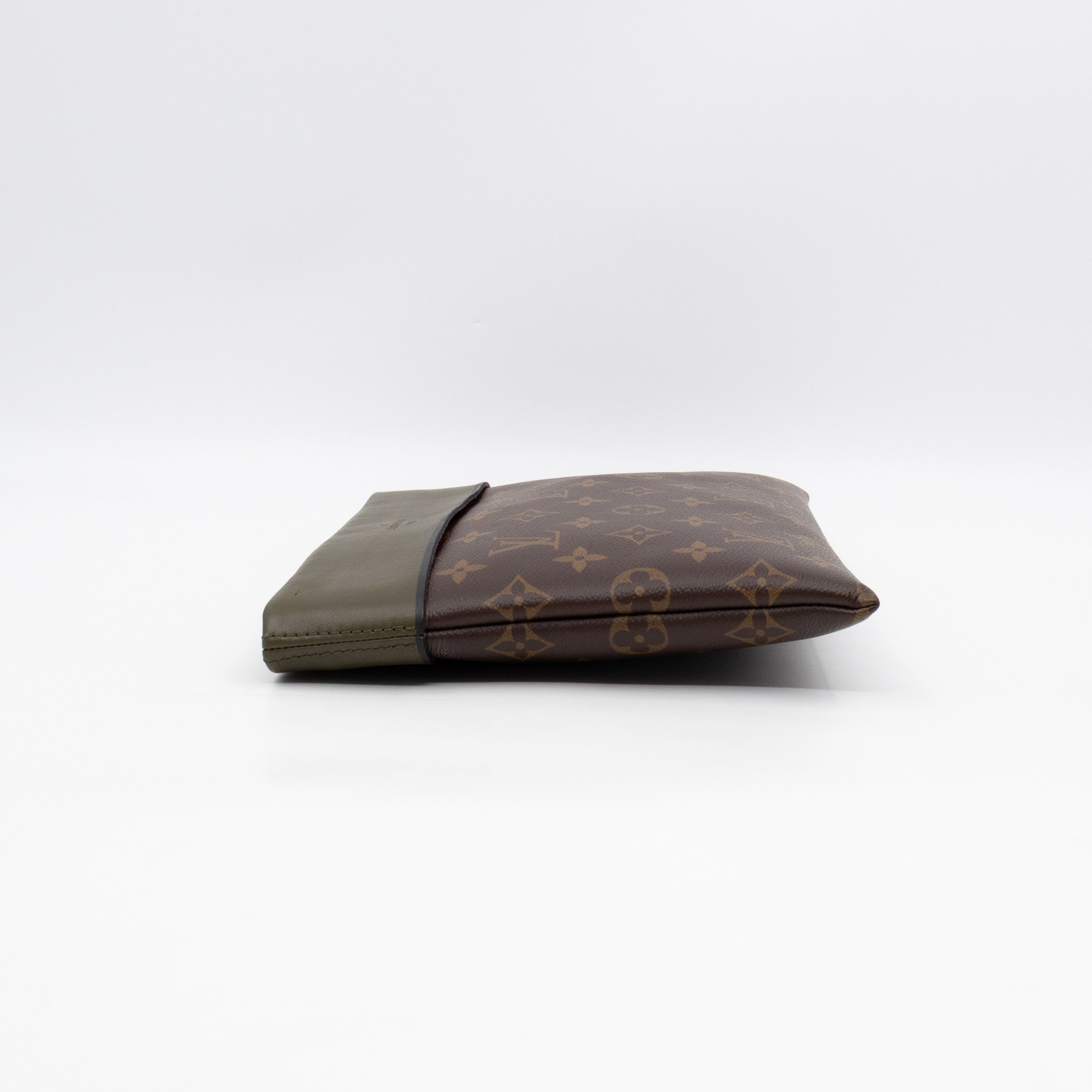 Tuileries Pochette Monogram Khaki Leather