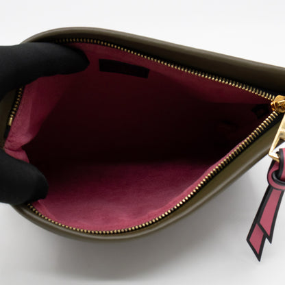 Tuileries Pochette Monogram Khaki Leather