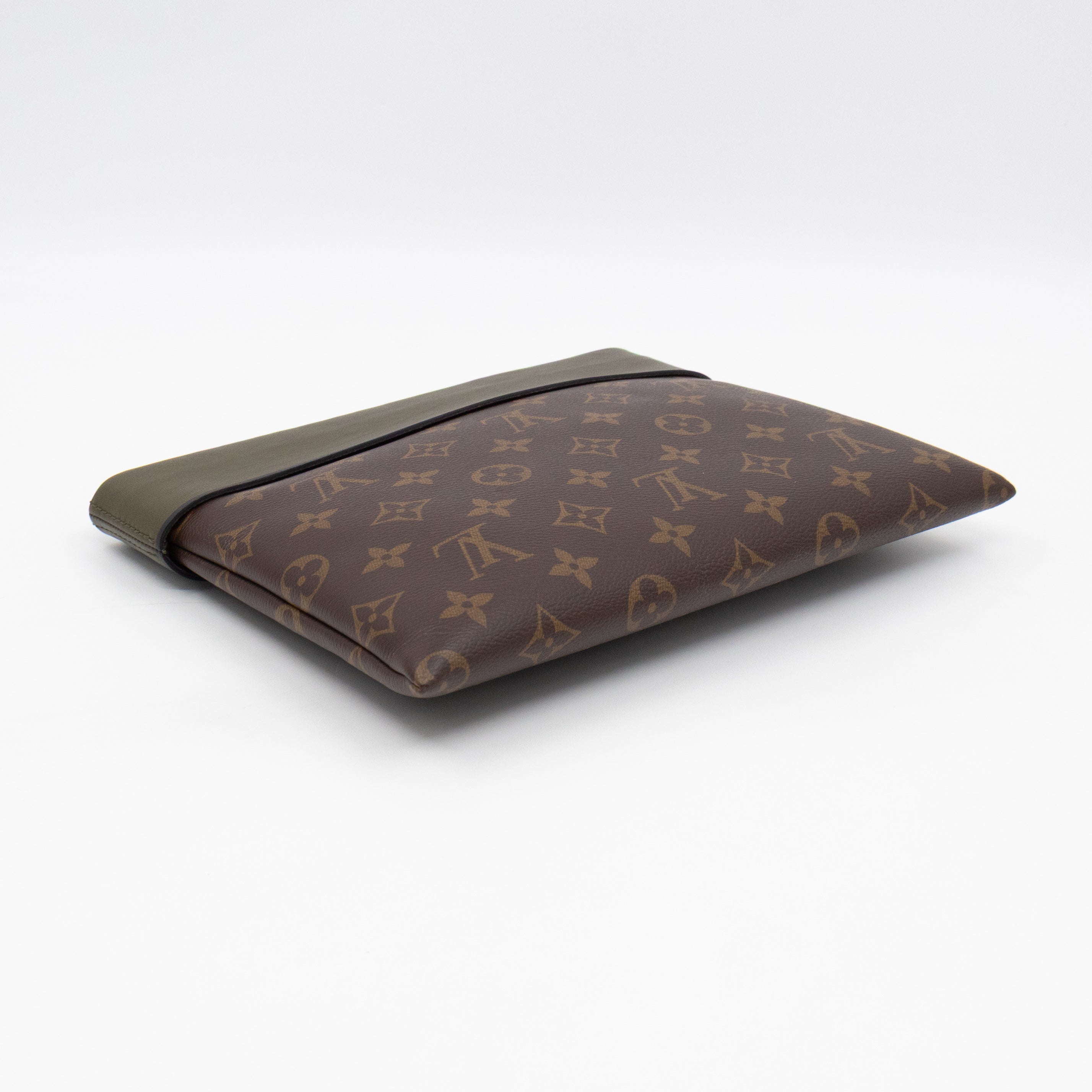 Tuileries Pochette Monogram Khaki Leather