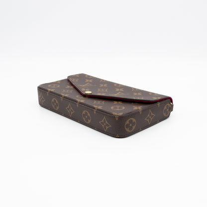 Pochette Felicie Monogram Fuchsia