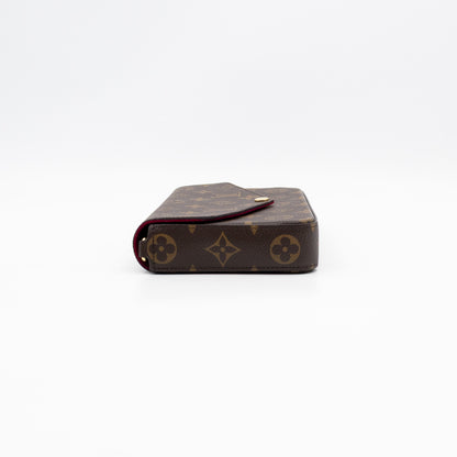 Pochette Felicie Monogram Fuchsia