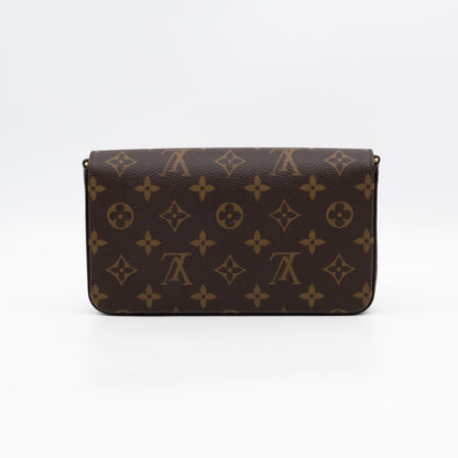 Pochette Felicie Monogram Fuchsia