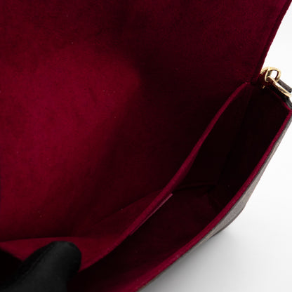 Pochette Felicie Monogram Fuchsia