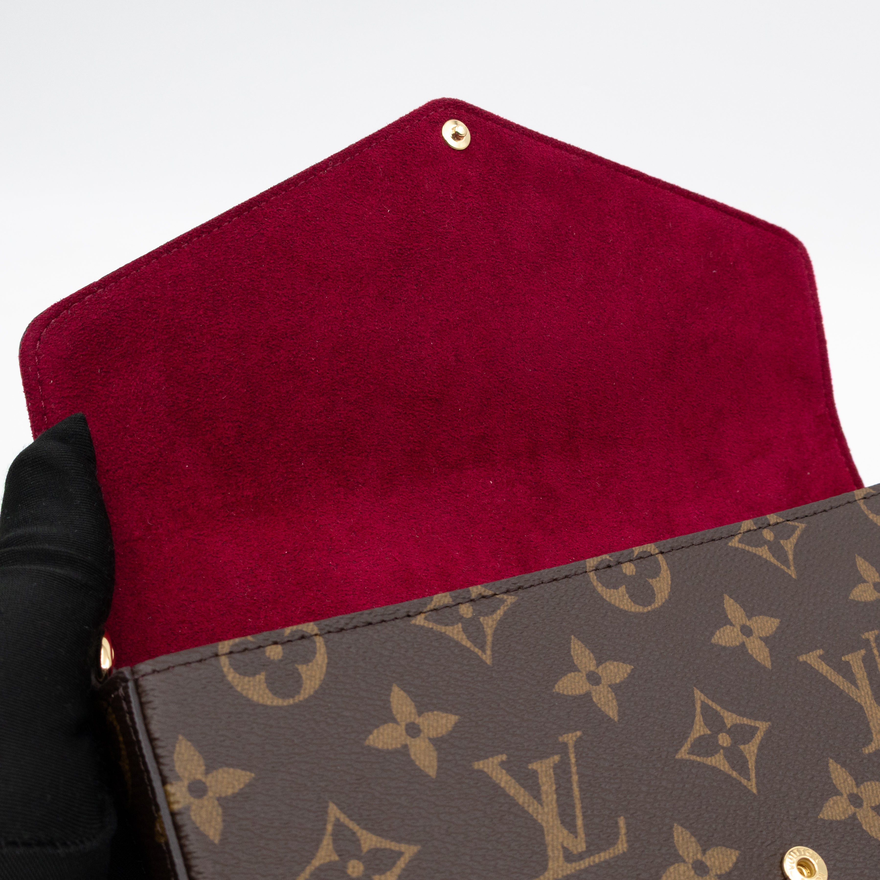 Pochette Felicie Monogram Fuchsia