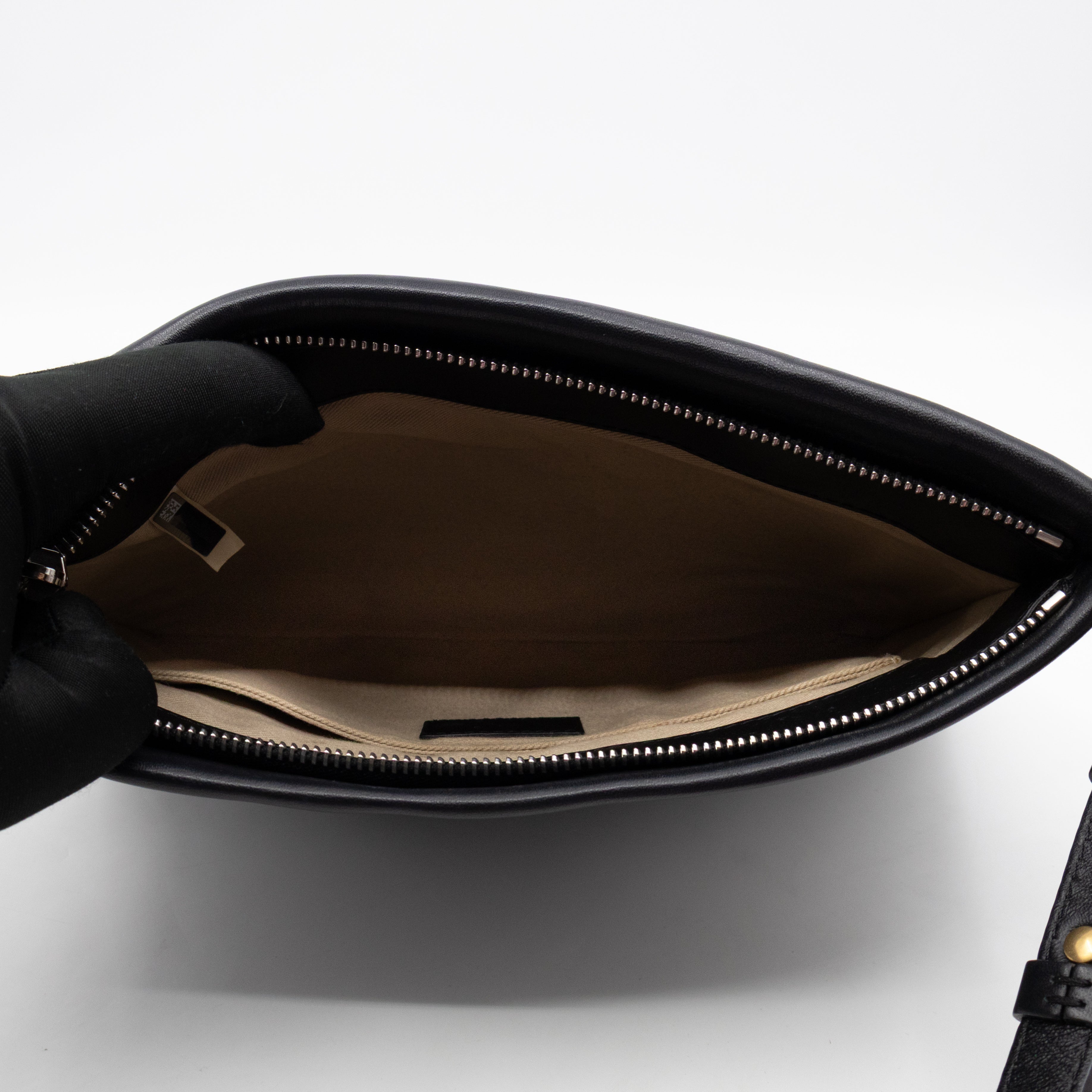 Roy Medium Crossbody Bag Black Leather