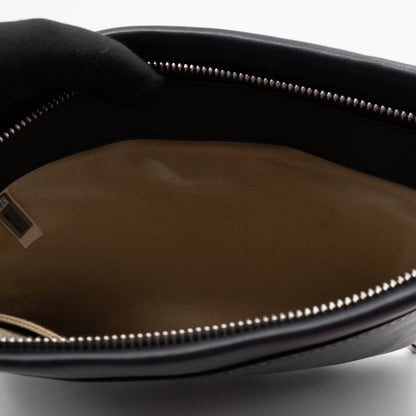 Roy Medium Crossbody Bag Black Leather