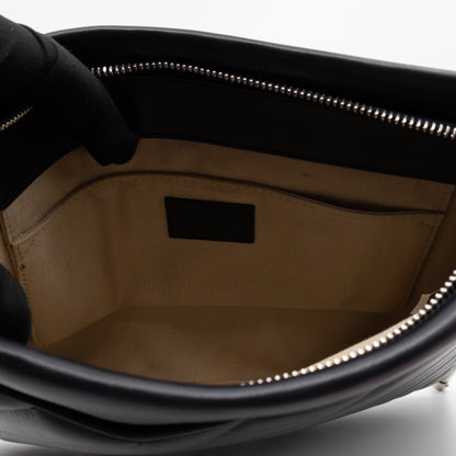 Roy Medium Crossbody Bag Black Leather