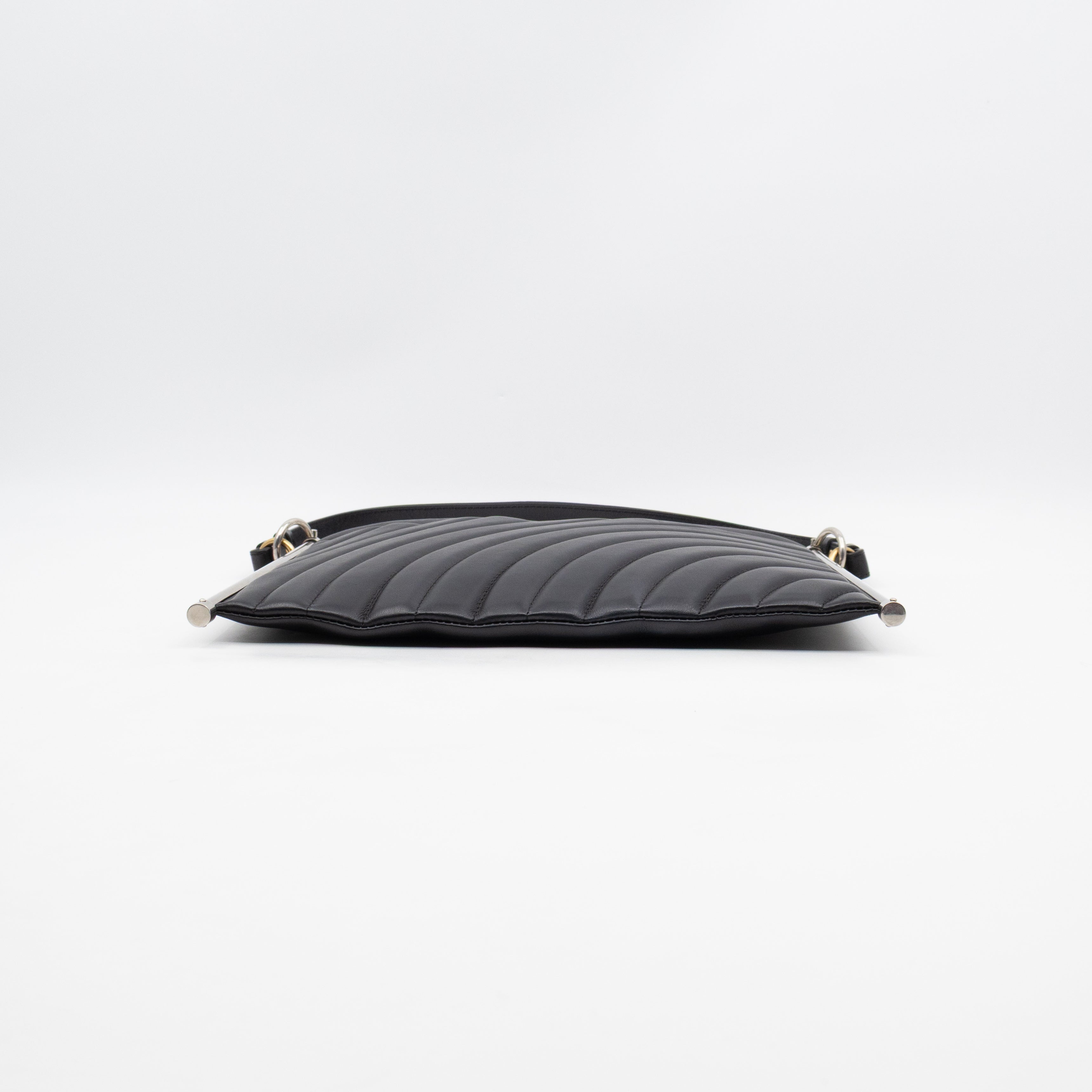 Roy Medium Crossbody Bag Black Leather