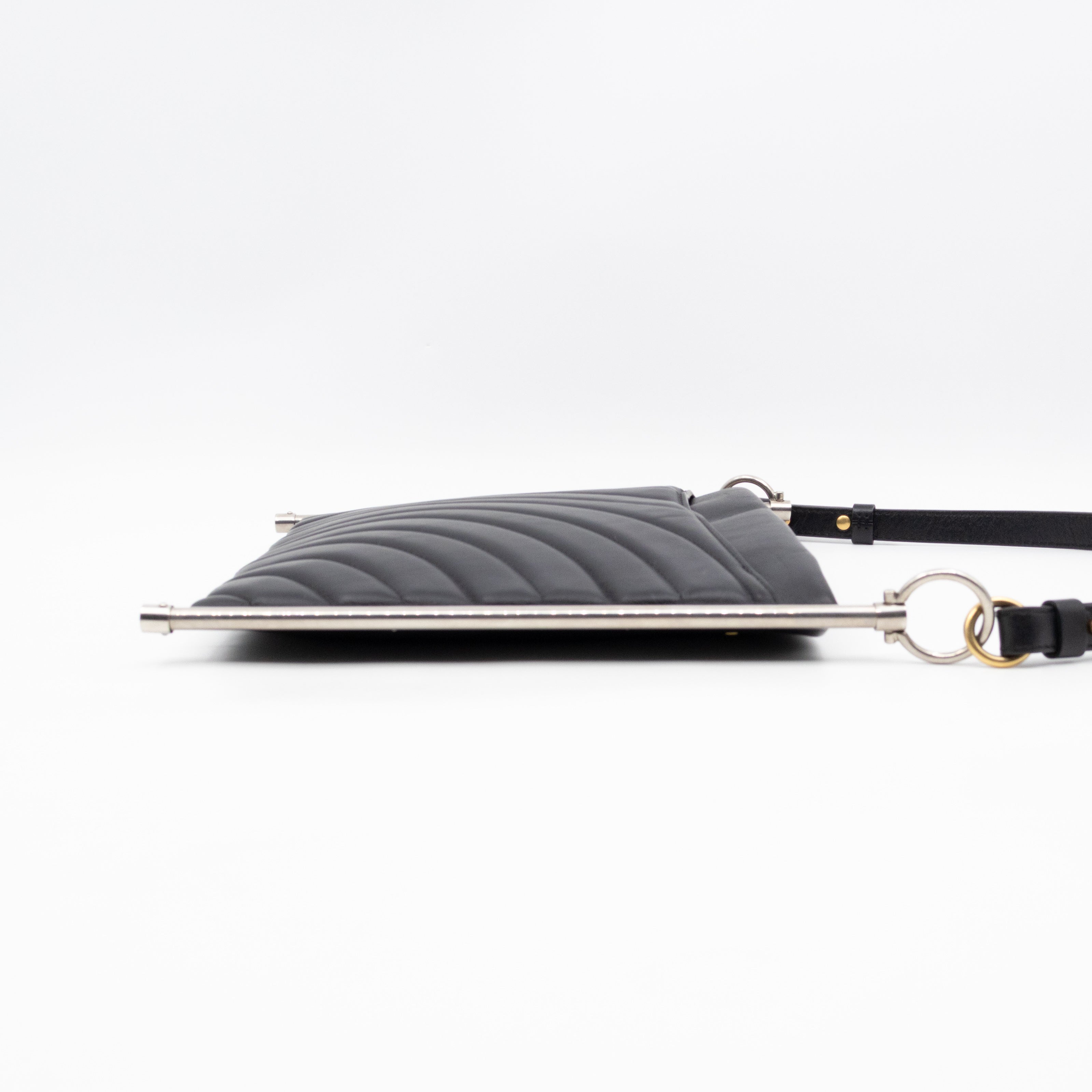 Roy Medium Crossbody Bag Black Leather