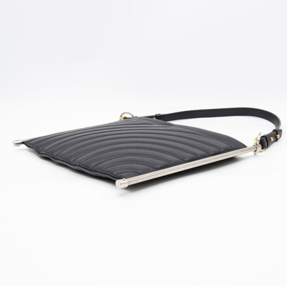 Roy Medium Crossbody Bag Black Leather