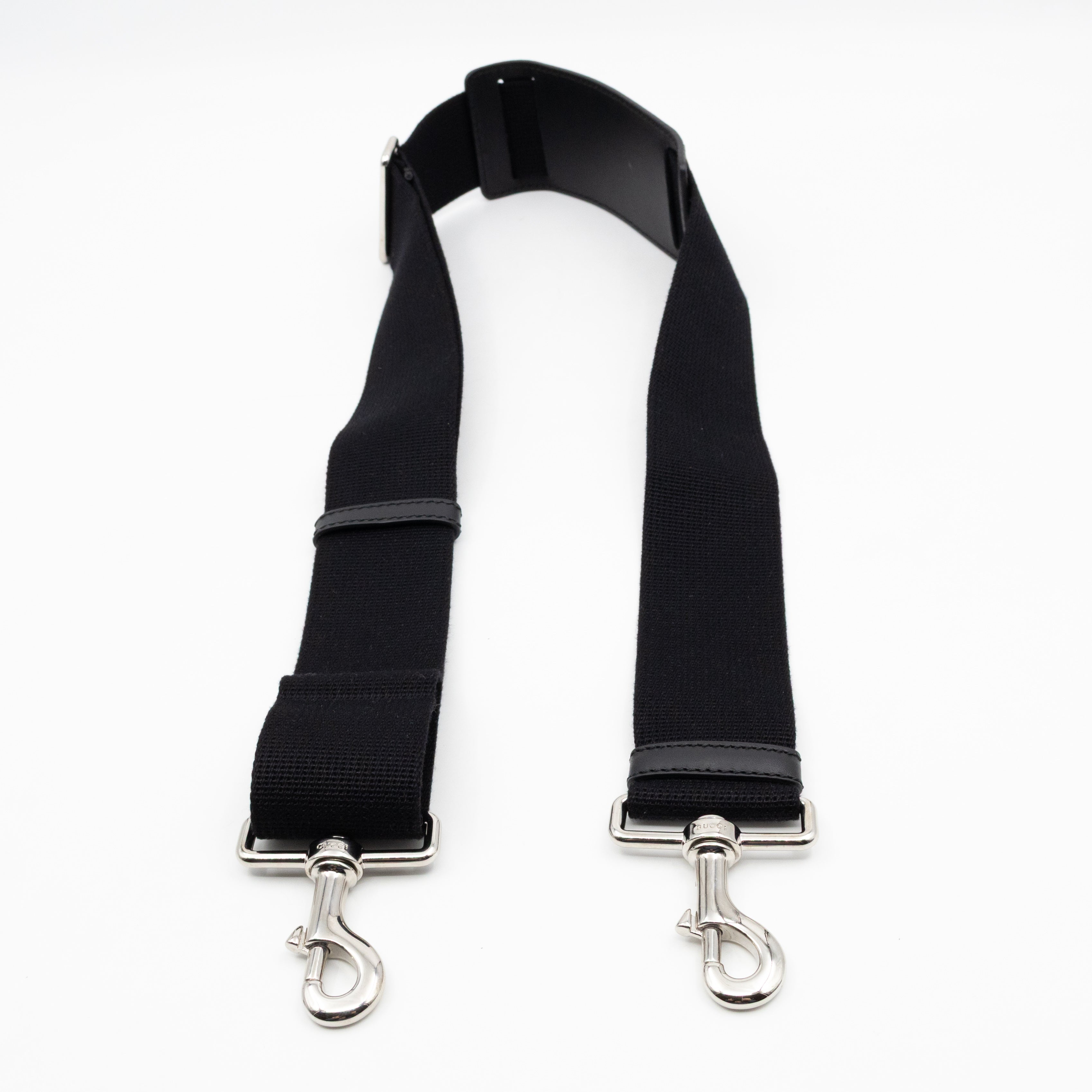 Medium Duffle Bag GG Supreme Blooms Black Leather