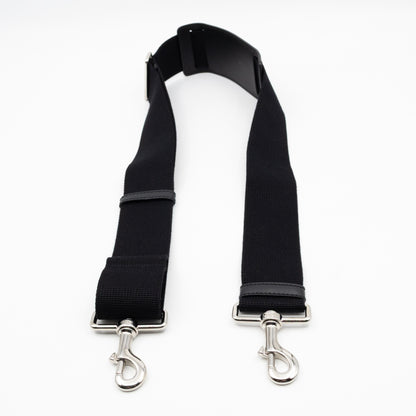 Medium Duffle Bag GG Supreme Blooms Black Leather