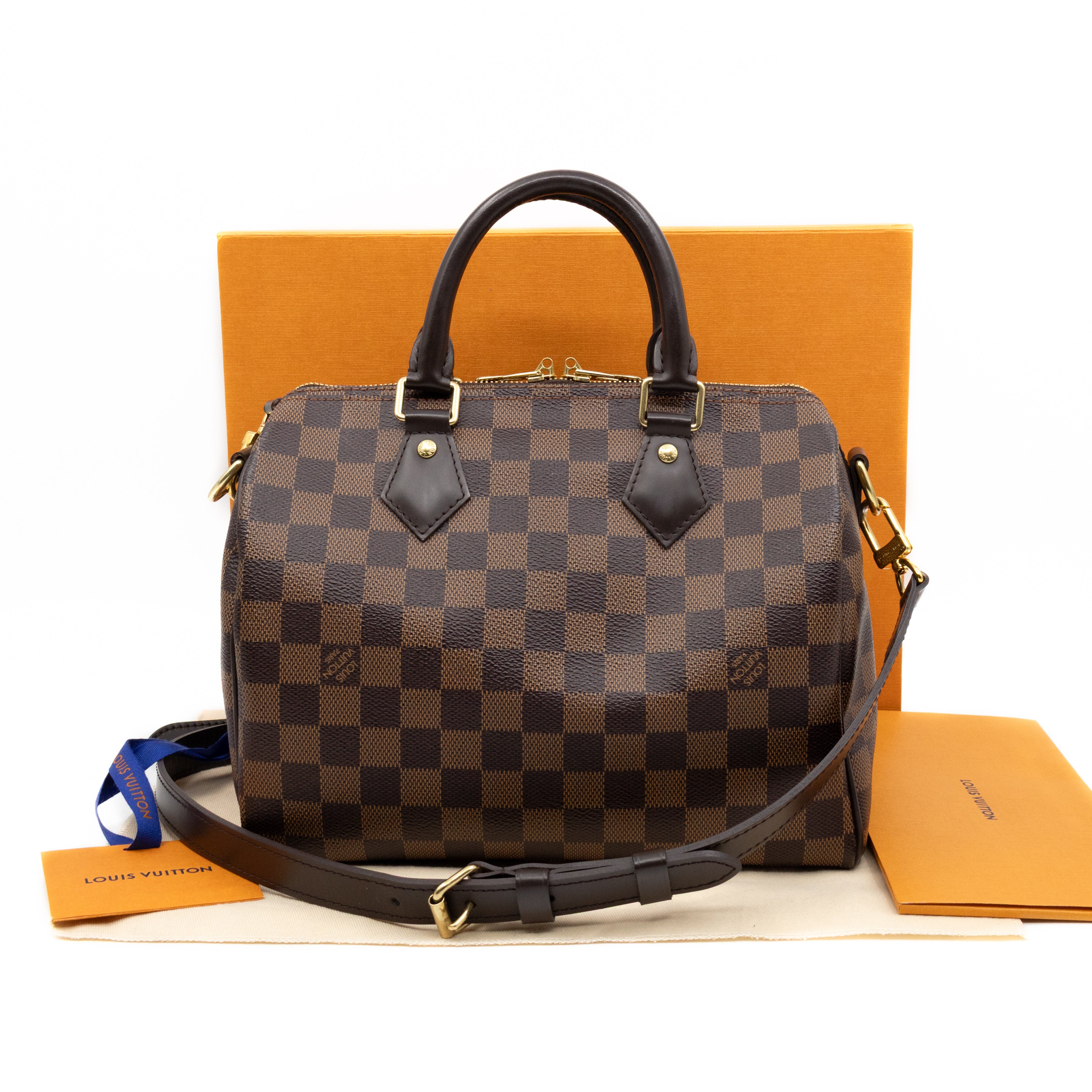 Speedy 25 Bandouliere Damier Ebene