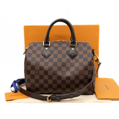 Speedy 25 Bandouliere Damier Ebene
