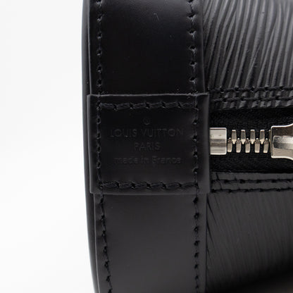 Alma BB Black Epi Leather