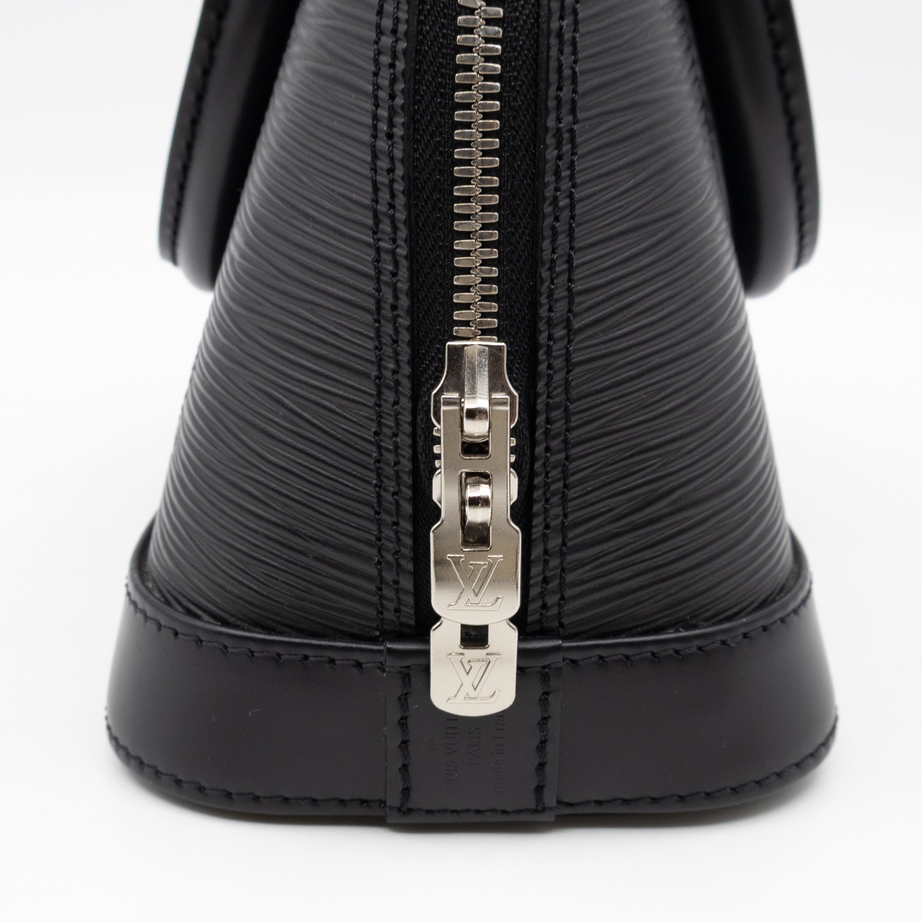 Alma BB Black Epi Leather