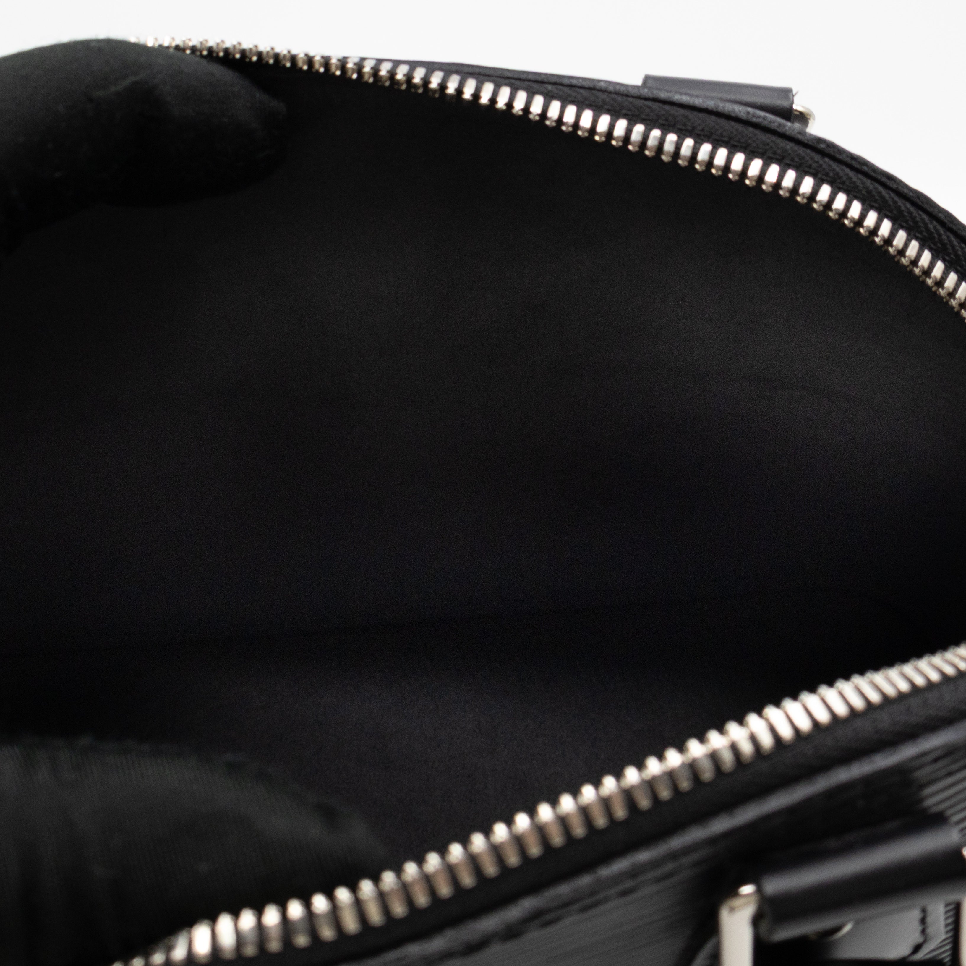 Alma BB Black Epi Leather