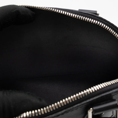 Alma BB Black Epi Leather