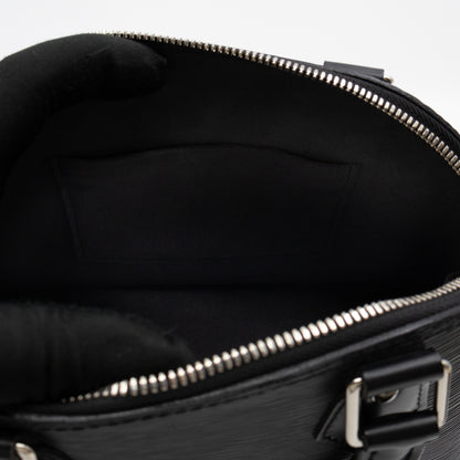 Alma BB Black Epi Leather