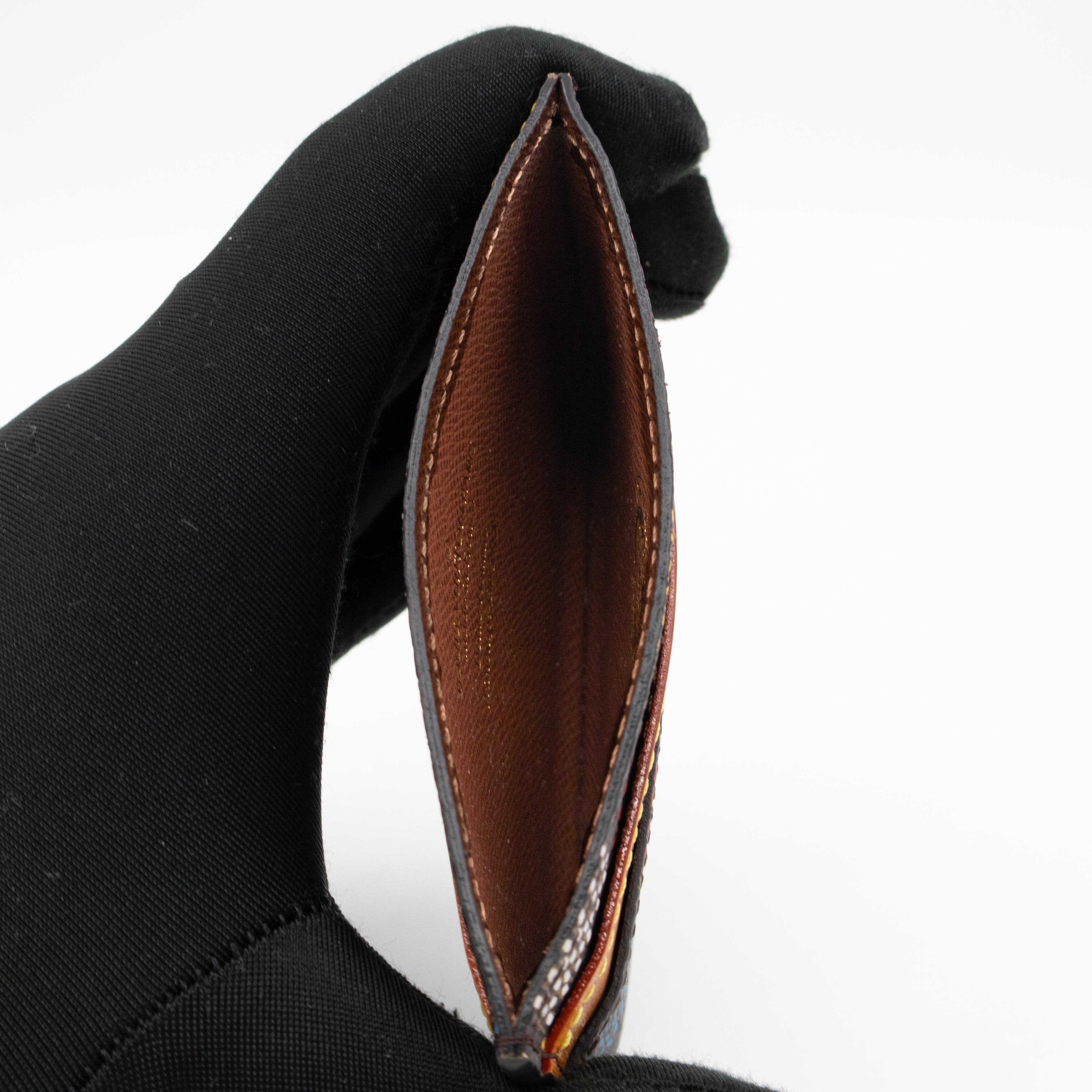 Double Card Holder LV Vers Damier Ebene