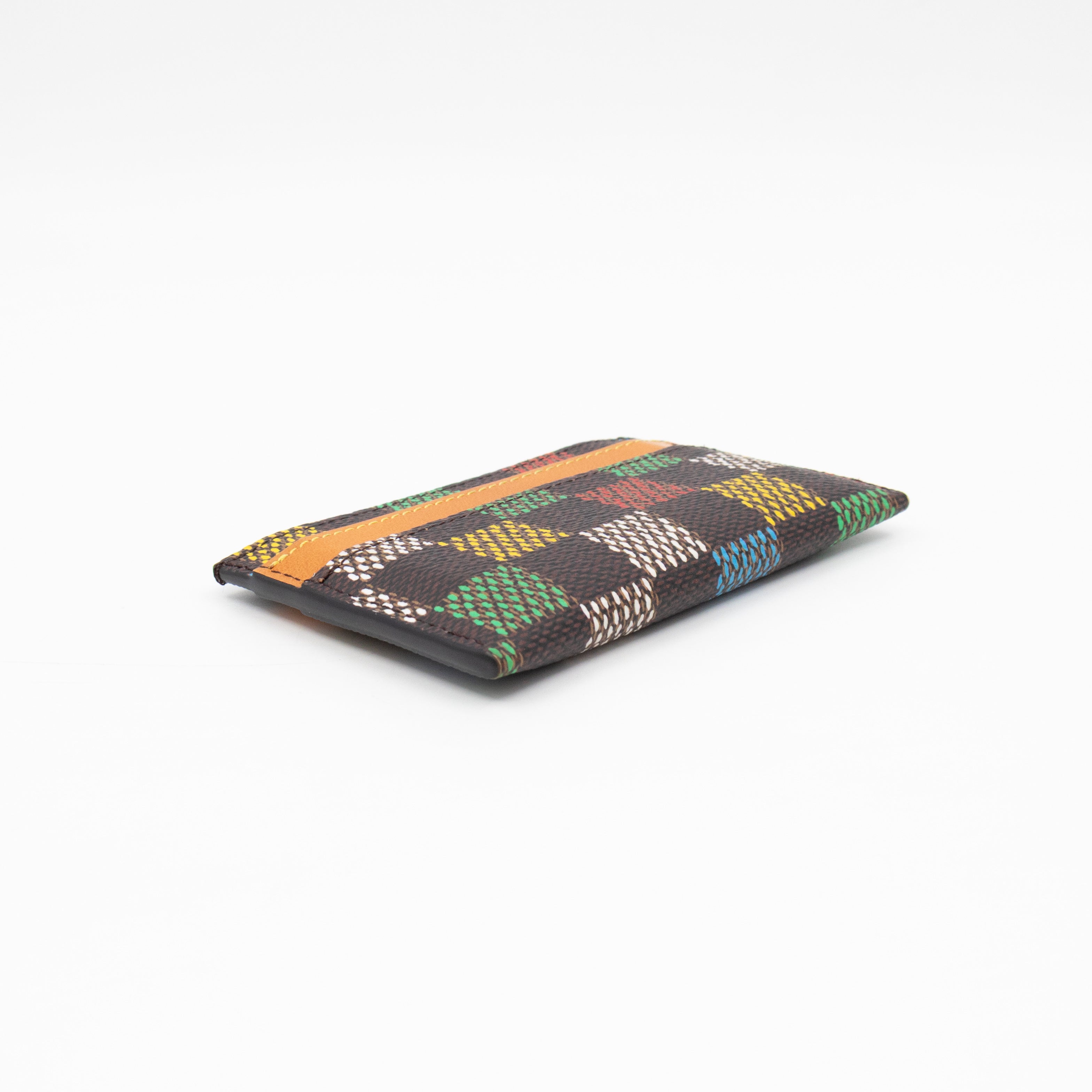 Double Card Holder LV Vers Damier Ebene