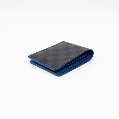 Slender Wallet Damier Graphite Bleu