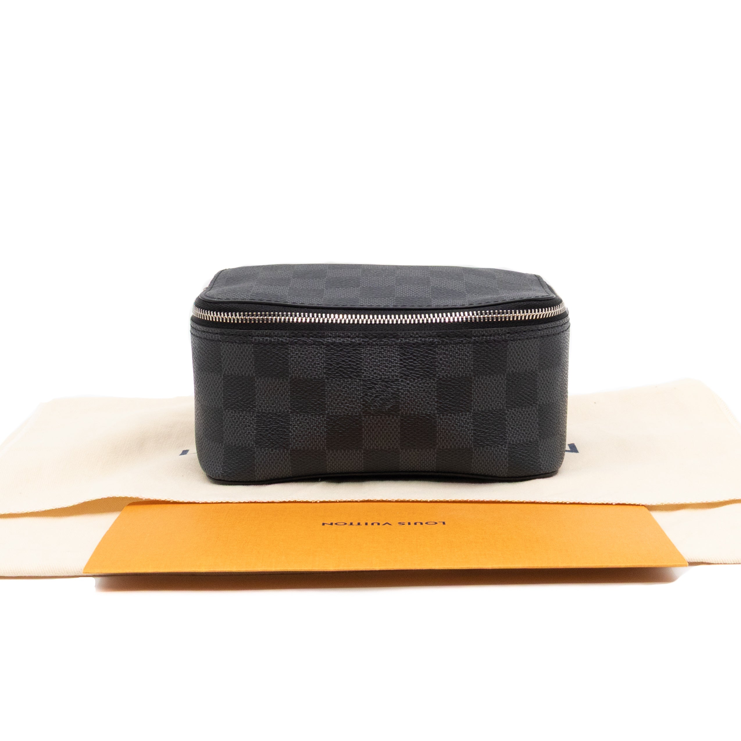 Cube de Rangement PM Damier Graphite