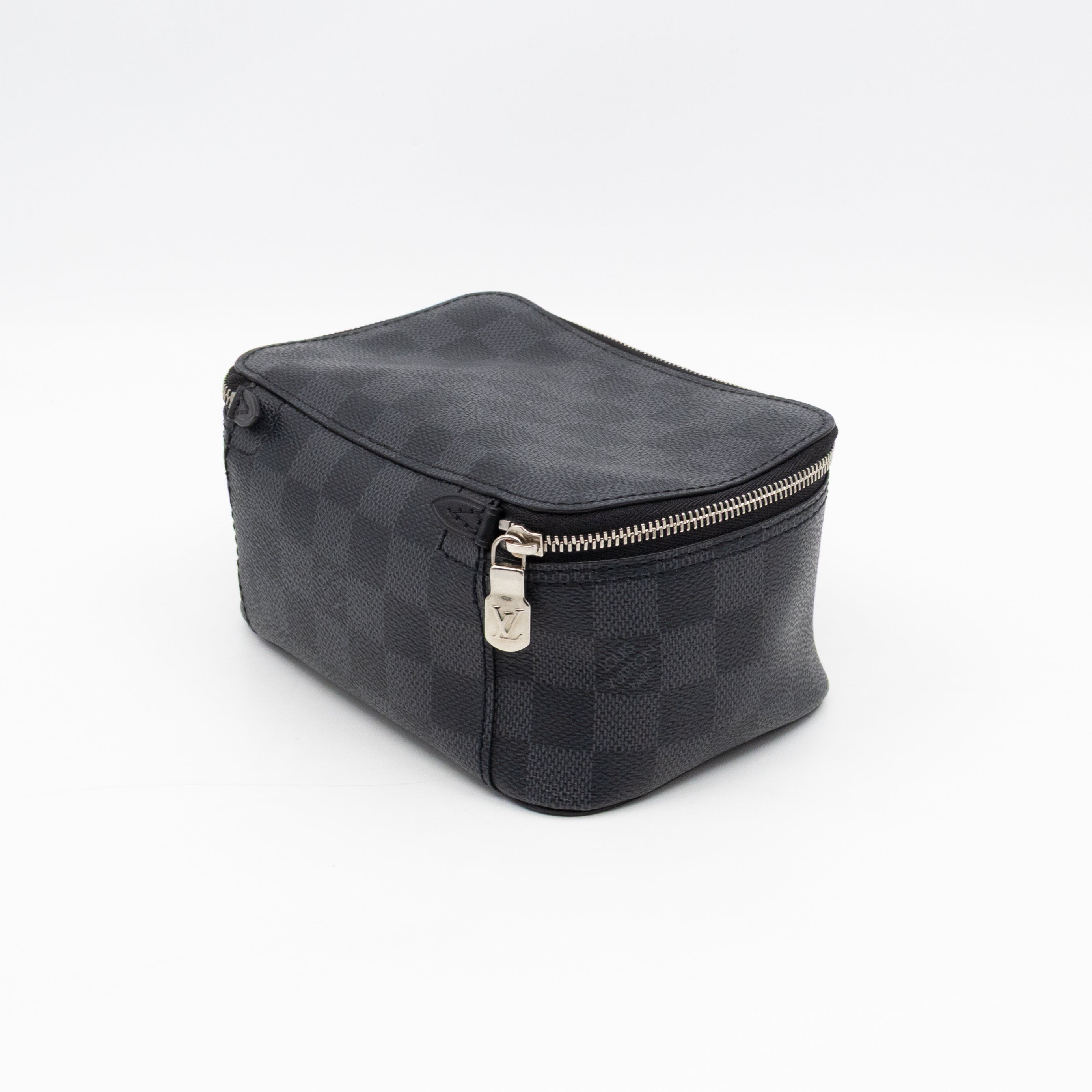 Cube de Rangement PM Damier Graphite