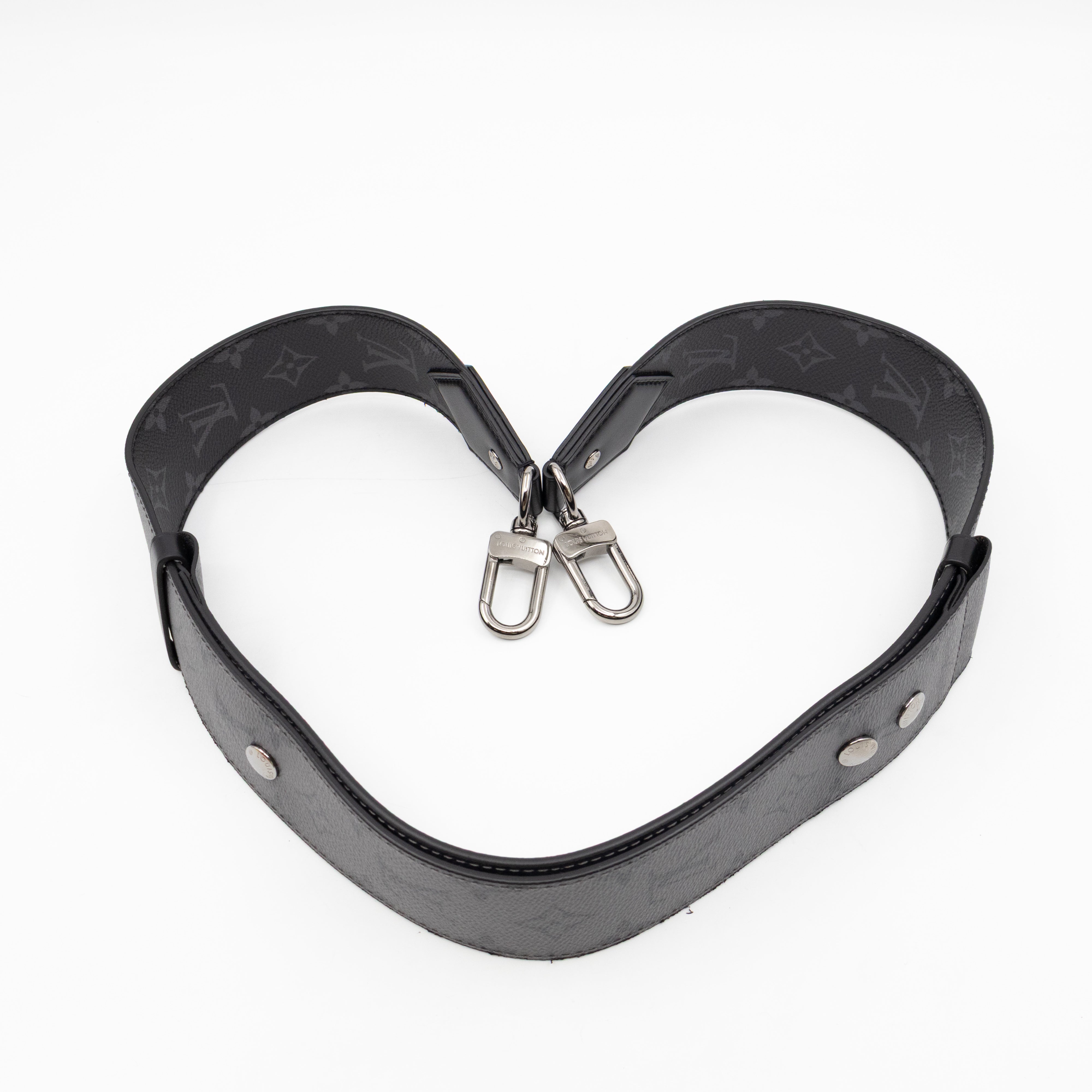 Bandouliere Reversible Strap Monogram Eclipse Reverse